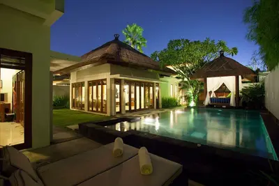 Villa de deux chambres à Jimbaran, près de la plage, piscine privée