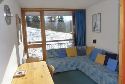 Image de Studio chaleureux aux Arcs 1800 proche pistes et commerces, animaux acceptés