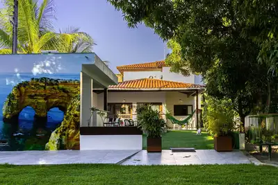 Image de Belle maison sur la plage de rêve verte