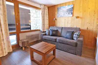 Image de Au pied des commerces, 1er étage, vue limitée, casier à ski, 27m², Méribel-Mottaret