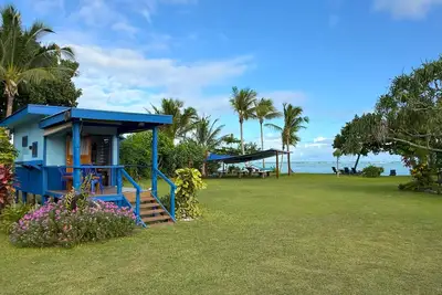 Image de Cottage de luxe meublé en bord de plage avec concepteur romantique