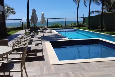 Image de Beau village marcher dans le sable, Itacimirim Beach, Waiting Beach