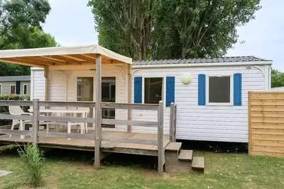 Image de 3-Zimmer-Mobilheim für 4/6 Personen + Tv