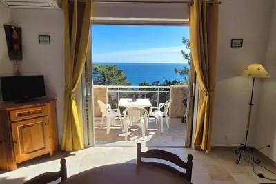 Image de Appartement 3 personnes avec vue mer panoramique dans résidence calme