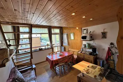 Image de Appartement chaleureux 6 pers avec mezzanine, cuisine équipée et parking