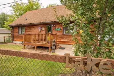 Image de Log Home Lake Vivre au coeur des villes jumelles