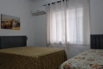 Appartement à Gonzaguinha à 100 mètres de la plage