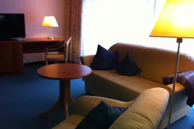 Image de Chambre double, douche et baignoire, Wc, balcon Deluxe - Diamanthotel Idar-Oberstein