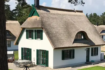 Image de Grande maison de vacances \"Seeadler\" dans le village de pêcheurs de l'île d'Usedom avec cheminée et sauna