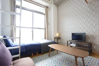 Image de Max 6 people 1 bed 2 futons fun wit - Terrys room Namba H901 / Osaka Ōsaka