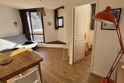 Image de Studio cosy 4 pers, skis aux pieds, balcon Sud, centre station