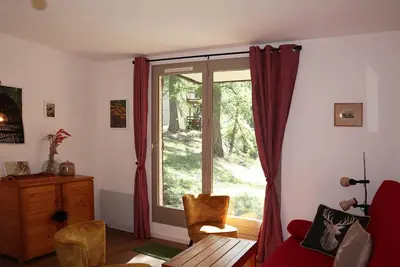Image de Appartement familial, proche du centre et des pistes, avec terrasse en lisière de forêt