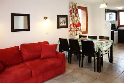Image de Chalet confortable avec piscine & sauna, aux pieds des pistes des Orres 1800, grand duplex pour 6 pers.