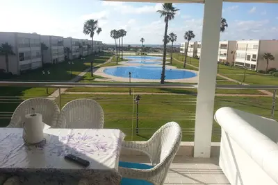 Image de residence Ola Blanca1 vue piscines (près de sidi rahhal de 10km)