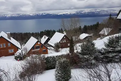 Image de Chalet avec vue imprenable sur le lac Léman proche des pistes et télécabine