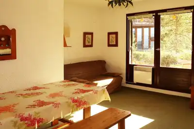 Image de Appartement 6 personnes aux Orres, accès direct pistes, vue patinoire