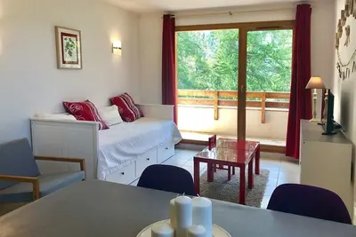 Image de Appartement skis aux pieds avec piscine, 1 chambre, Les Orres 1800