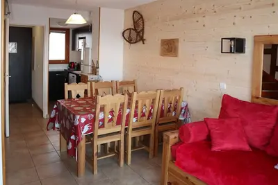 Image de Superbe chalet mitoyen avec piscine, sauna, hammam, près des pistes, Les Orres 1800
