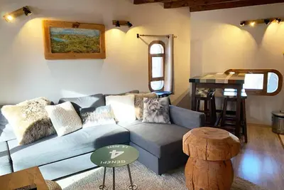 Image de Appartement cosy, skis aux pieds, proche centre station, balcon sud, 6 pers.