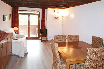 Image de Bel appartement, 2 pièces, 6 pers, au centre, skis aux pieds, balcon sud