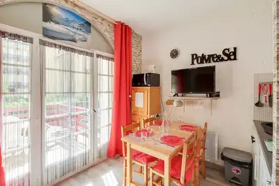 Image de Studio avec terrasse et WiFi poue 4 pers