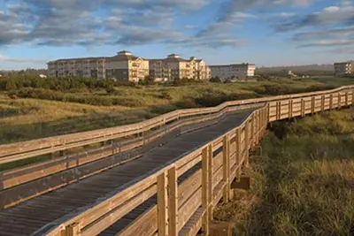Image de Ocean Beach Resort entre le centre-ville et la promenade