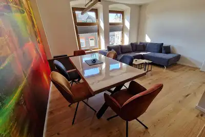 Image de Appartement Alina - appartement / appartement, douche ou baignoire, Wc, 3 Schlafräu