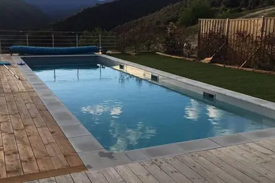 Image de Maison au coeur des Cévennes piscine privée, vue imprenable. Proche Valleraugue.