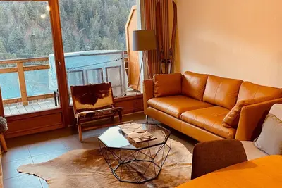 Image de Appt 5 pers, garage, balcon, WiFi, skis