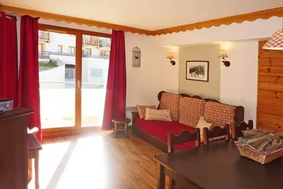 Image de Appartement 8 pers avec piscine chauffée et sauna, balcon exposé Ouest, Orres 1800