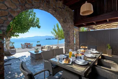 Belle maison à Charaki près de la plage