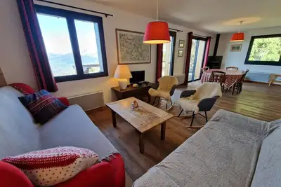Image de Chalet rénové pour 9 pers avec animaux admis, St Michel de Chaillol
