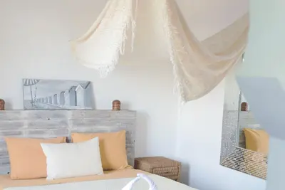 Image de Studio Boho avec salle de bain privée.