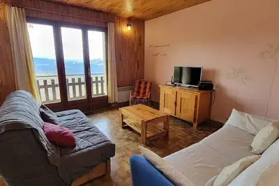 Image de Appartement spacieux, 6 pers, 2 ch, balcon, Saint-Michel-de-Chaillol