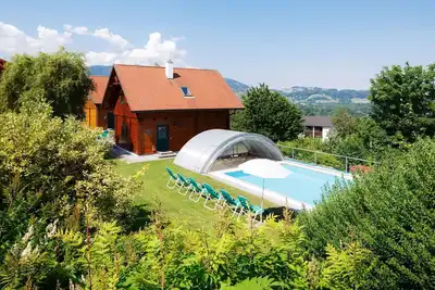 Image de Bel appartement dans une maison de vacances avec Wifi, piscine, Tv, terrasse, animaux admis, parking
