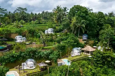 Image de Unique Bubble Dome Ubud avec piscine privée