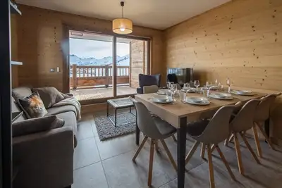 Image de Appt spacieux avec terrasse plein sud au pied des pistes