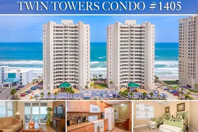 Image de Promotions de saison faciles! Condo Twin Tower - Bord de l'océan - 3br / 3ba # 1405