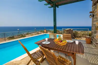 Image de Elafonisi Villa avec piscine privée et vue sur la mer