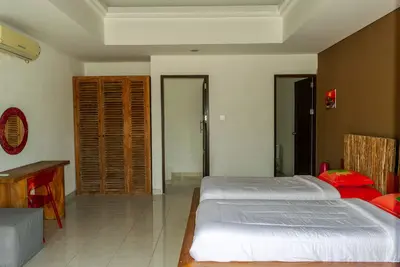 Image de Villa 2 chambres à coucher avec Orchid Paradise Bukit - Maison sur le toit sur la location familiale à Bali