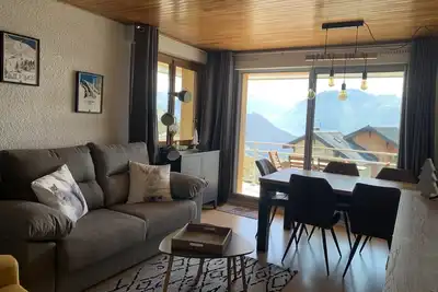 Alpe d’Huez Appart 37m2 + terrasse 16m2 - Vue imprenable - 4 personnes (4****)