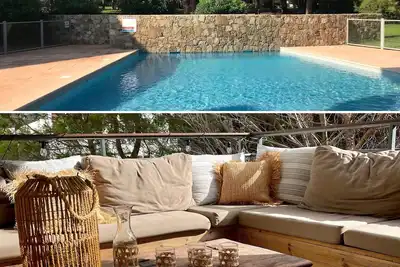 Image de Appartement 200m plage dans résidence, parking, piscine, 3 chambres, terrasse