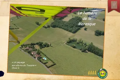 À 5 mn d'Albi, la Maresque, charme, climatisation, piscine chauffée, 4g+, Wifi.