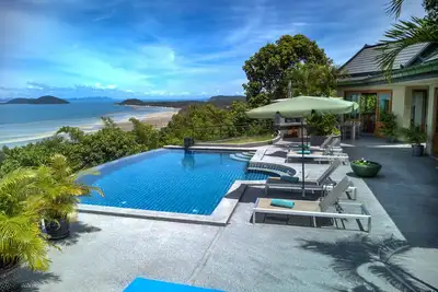 Image de Villa 1 chambre, vue panoramique sur l'océan, piscine, jacuzzi, voiture gratuite et transferts gratuits