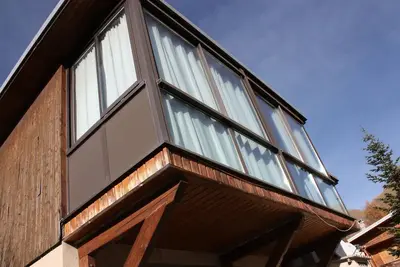 Image de chalet avec vue magnifique