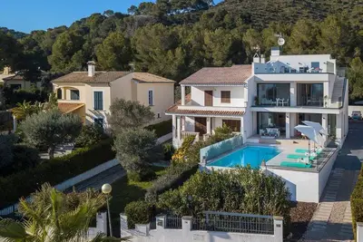 Villa Nereo - Piscine chauffée avec vue sur la mer