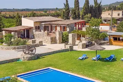 Image de Villa Son Ramon - Finca de Majorque avec bar de la piscine