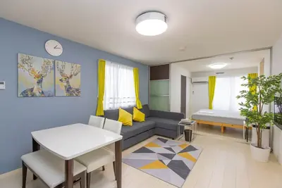 Image de 2 bedrooms in the 40 Westernstyle room which can be used by 2 families / Hashima Gifu