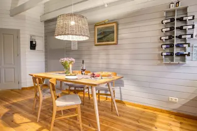Image de traumHaff® Sea Hideaway, design Mer Baltique, cheminée, sauna, chien, à 200m de l'eau
