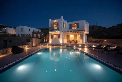 Image de Villa Anema Mykonos - Coucher de soleil